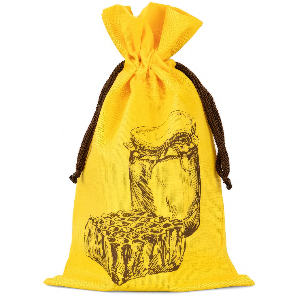 Bolsa para frasco de miel ApiSina con motivo miel