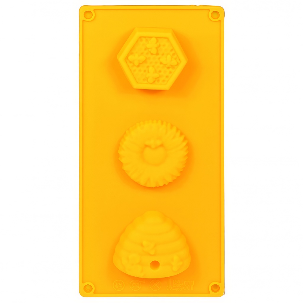Molde de silicona con motivos de abejas