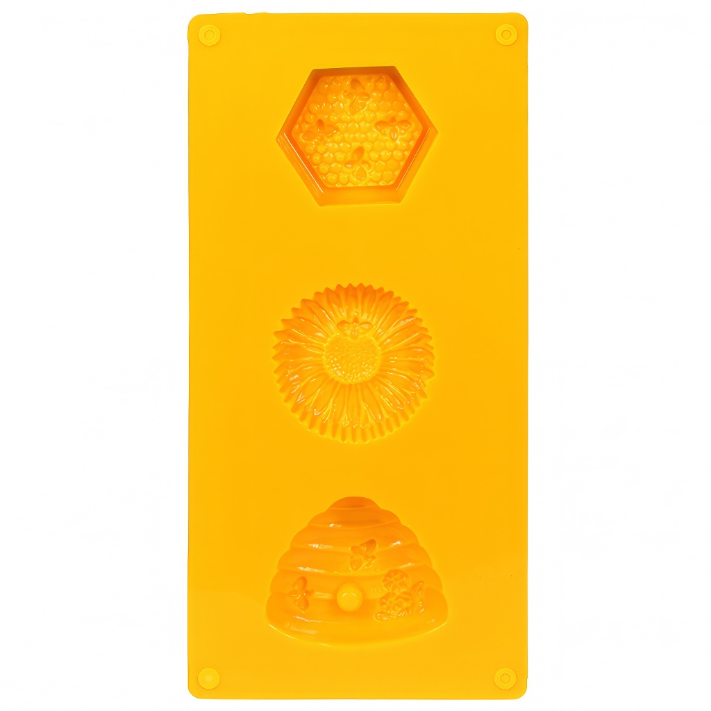 Molde de silicona con motivos de abejas
