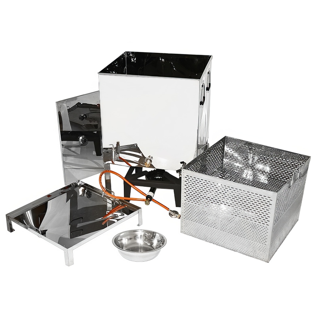 Fundidor de cera Mellarius con hornillo de gas 62 x 62 cm