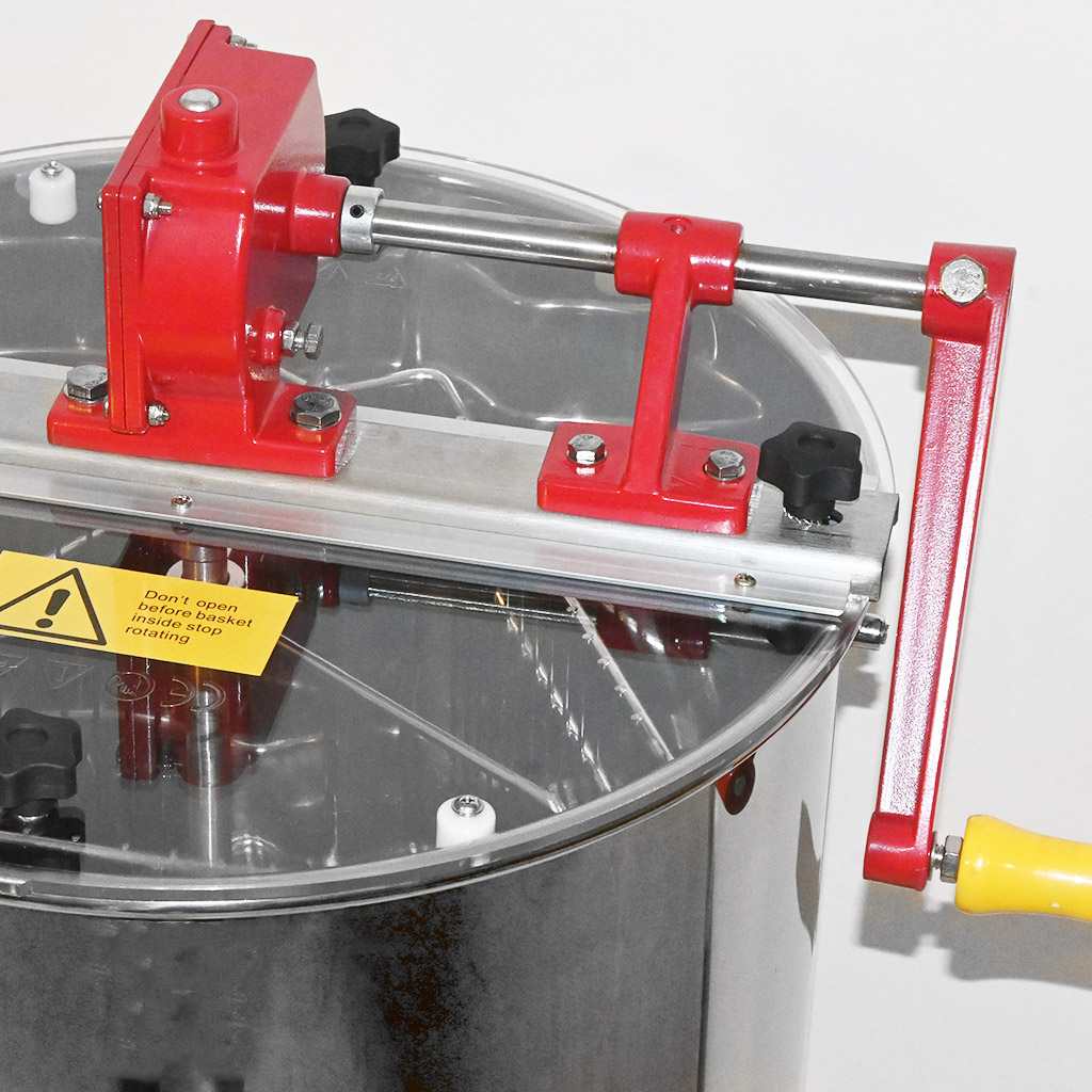 Extractor de miel con tanque Mellarius OptiLine 3 radios manual P40