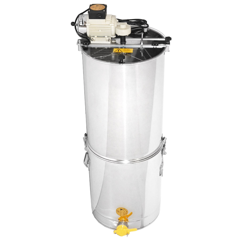 Extractor de miel con tanque Mellarius OptiLine 3 cuadros con motor eléctrico 230V P40