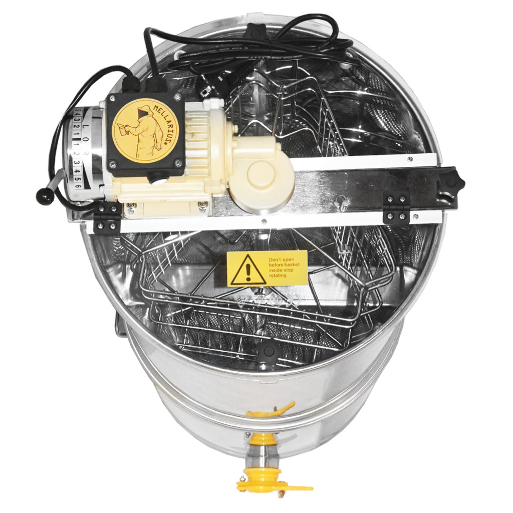 Extractor de miel con tanque Mellarius OptiLine 3 cuadros con motor eléctrico 230V P40