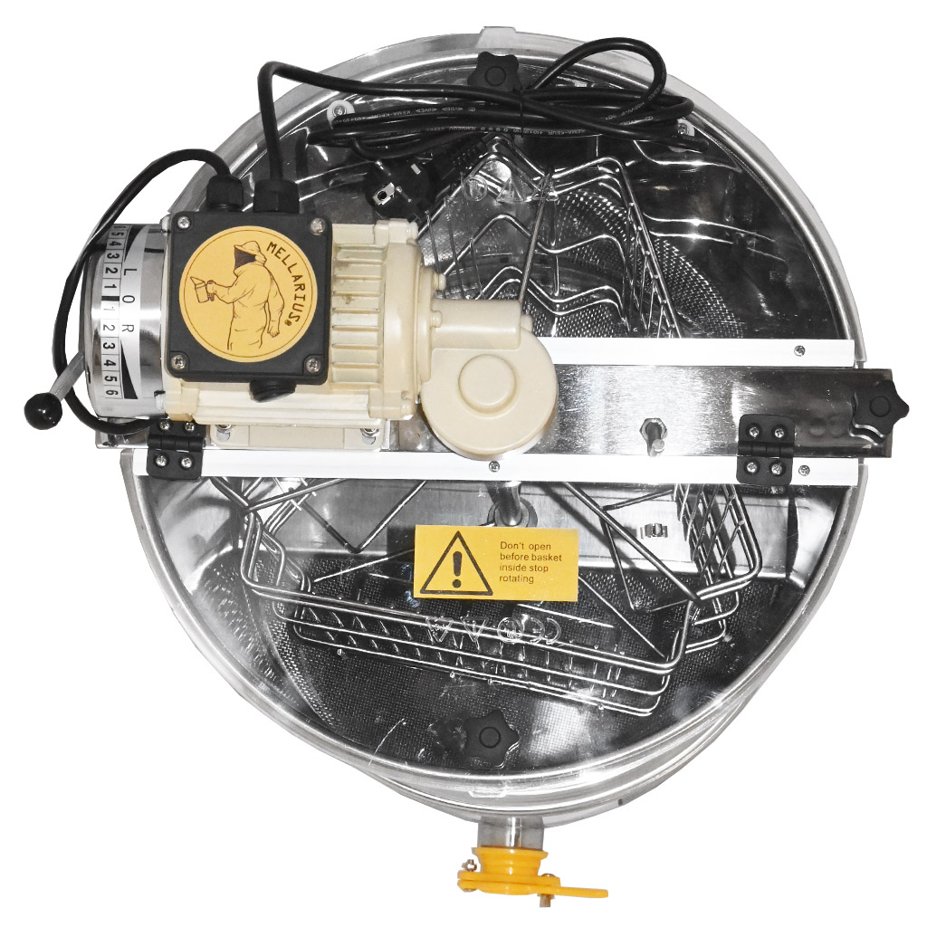 Extractor de miel con tanque Mellarius OptiLine 3 cuadros con motor eléctrico 230V P40