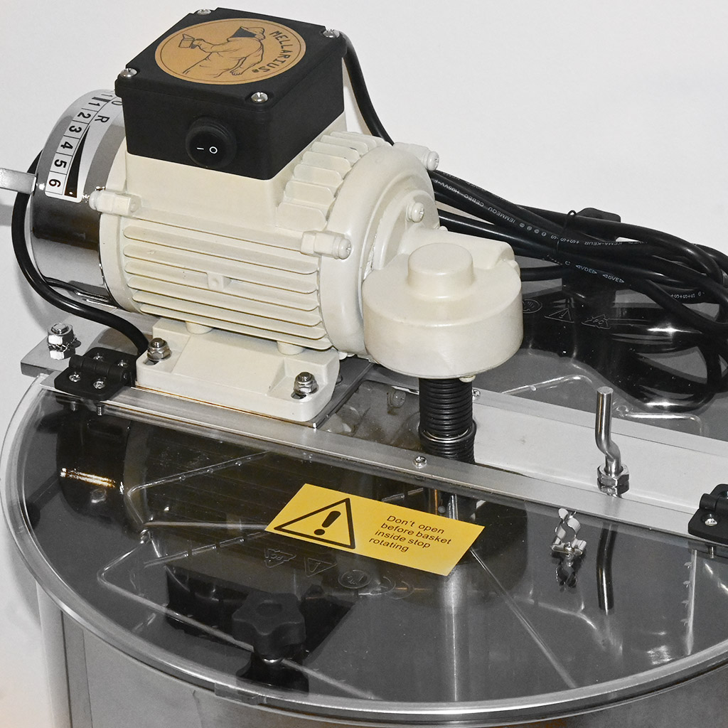 Extractor de miel con tanque Mellarius OptiLine 3 cuadros con motor eléctrico 230V P40