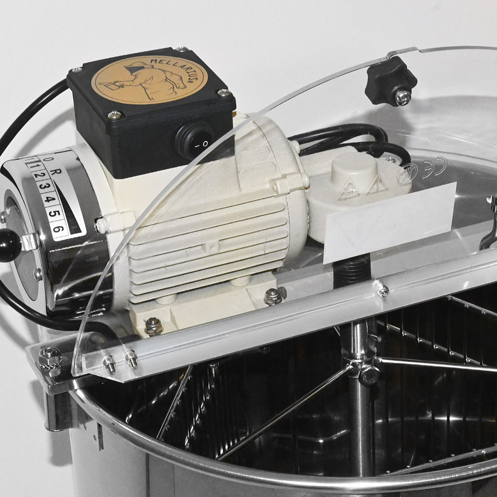 Extractor de miel con tanque Mellarius OptiLine 3 cuadros con motor eléctrico 230V P40