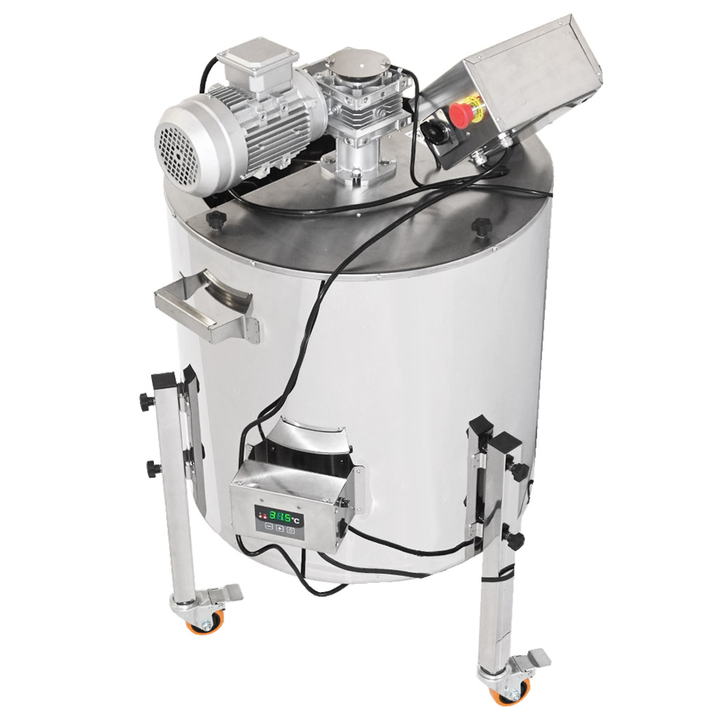 Dispositivo para cremar miel con calentamiento Mellarius MaxiLine 230 V capacidad 100 kg - automático