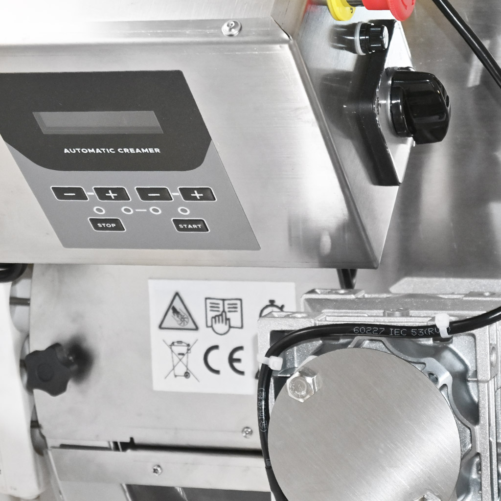 Dispositivo para cremar miel con calentamiento Mellarius MaxiLine 230 V capacidad 100 kg - automático