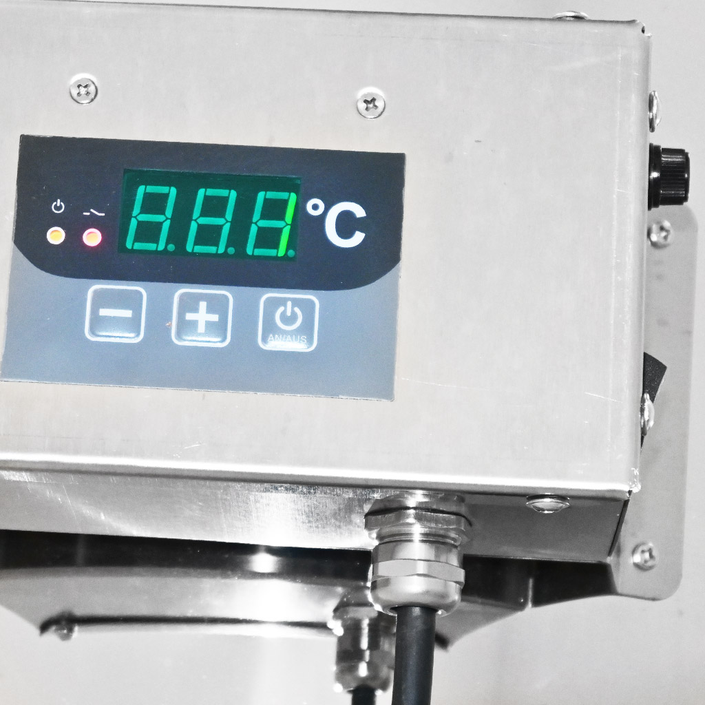 Dispositivo para cremar miel con calentamiento Mellarius MaxiLine 230 V capacidad 100 kg - automático