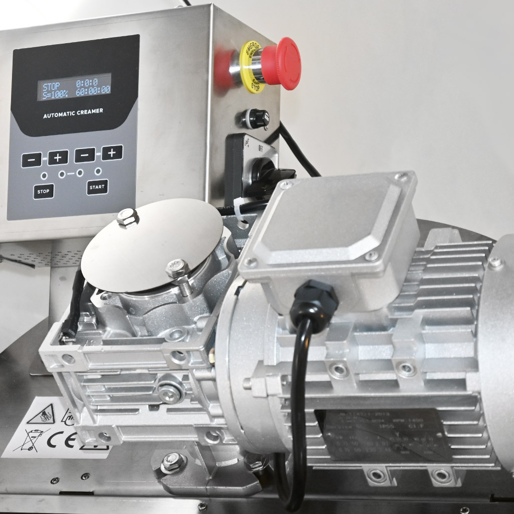 Dispositivo para cremar miel con calentamiento Mellarius MaxiLine 230 V capacidad 100 kg - automático