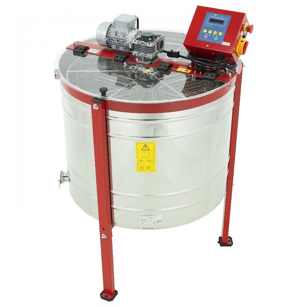 Extractor de miel Lysoň Clasic 6 c. reversible aut. el. 230V motor arriba P80 39x24