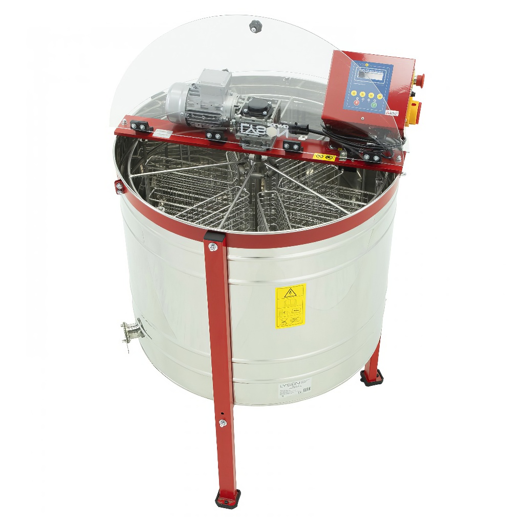 Extractor de miel Lysoň Clasic 6 c. reversible aut. el. 230V motor arriba P80 39x24