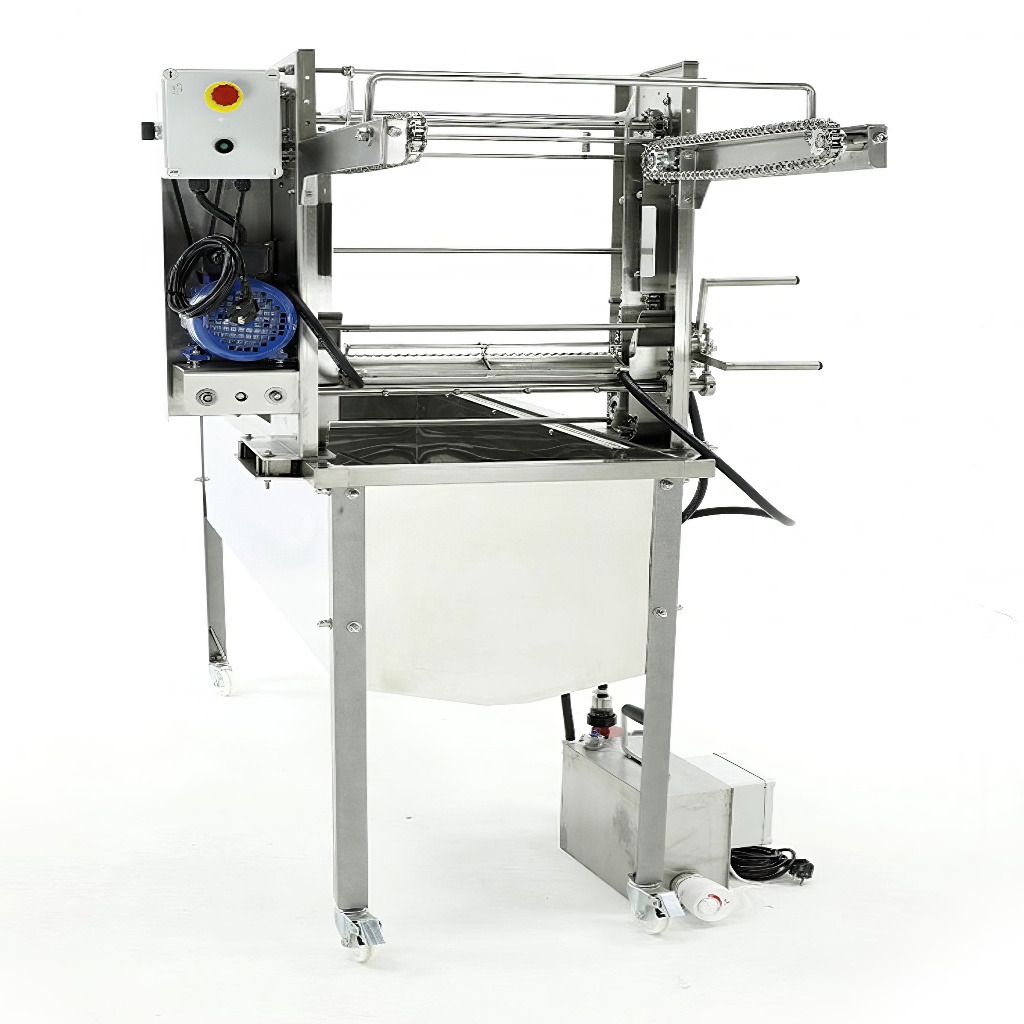 Mesa de desoperculado con alimentador de cadena 230V, con circuito cerrado - MINIMA