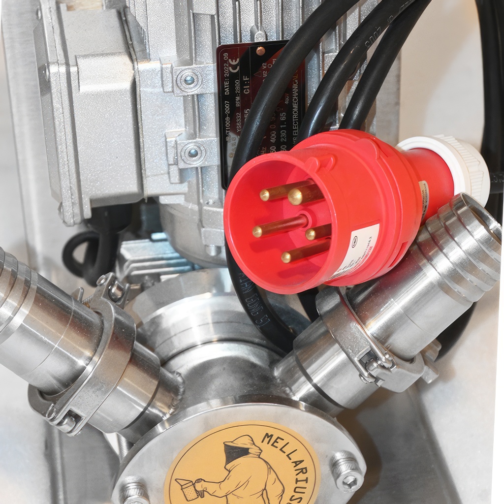 Bomba de miel Mellarius, 400V, 0,37 kW, versión estacionaria