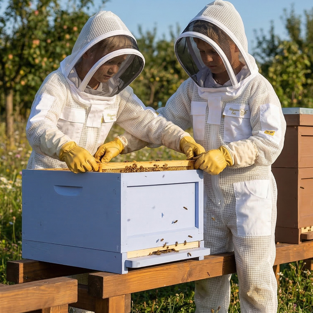 Traje de apicultura infantil con ventilación Elegant Bee talla: S-XXL