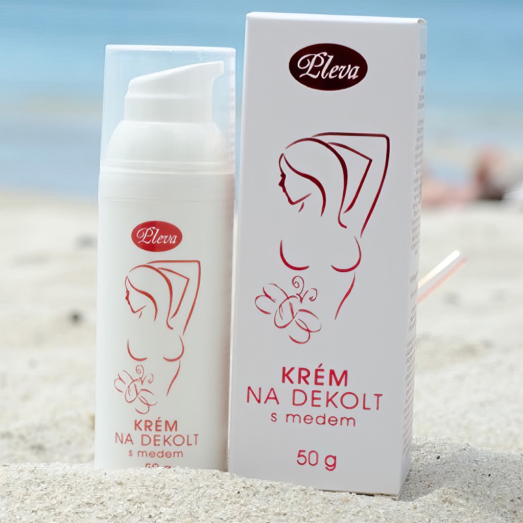 Crema Pleva para escote con miel - 50 g
