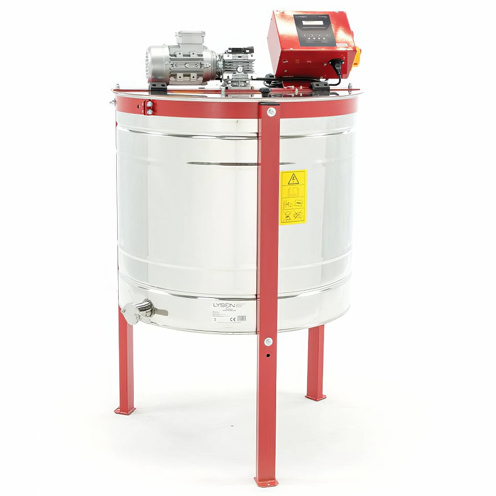 Extractor de miel Lysoň Clasic 6 c. reversible aut. el. 230V motor arriba P80 39x24