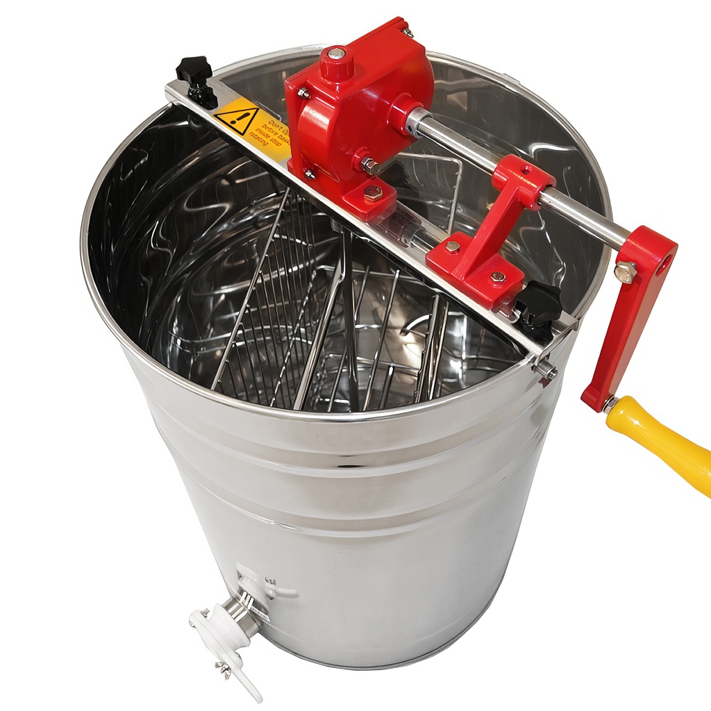 Extractor de miel Mellarius OptiLine 2.r. manual con manivela grande P40