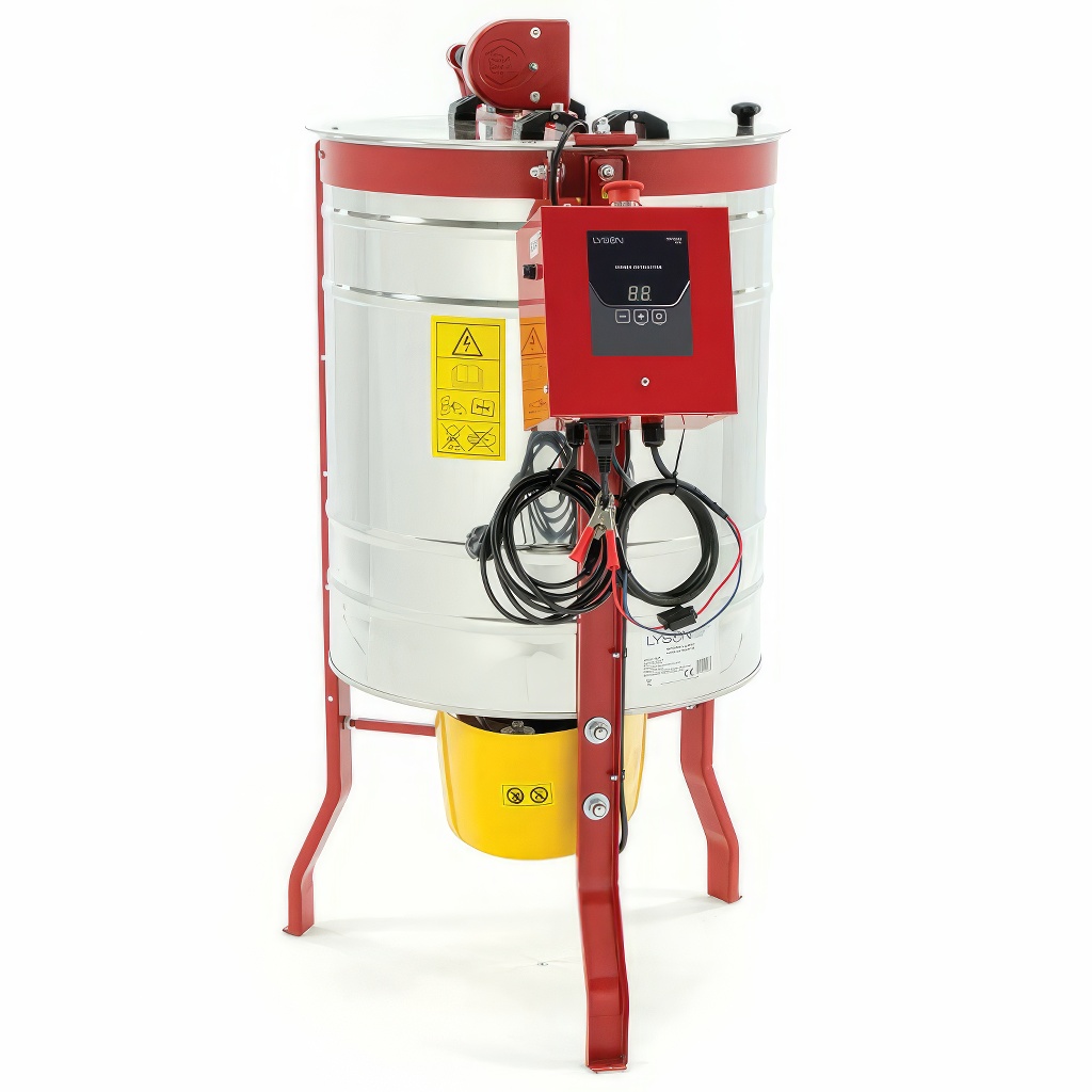 Extractor de miel Lysoň Clasic 3 cuadros manivela + eléctrico 12/230V P50