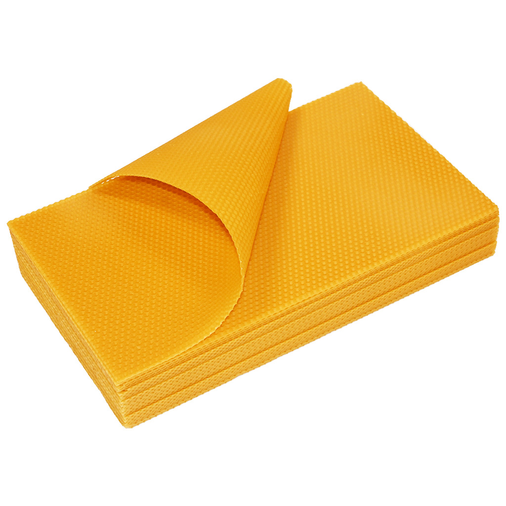 Láminas de cera estampada Langstroth 2/3 (159) - 424x136 mm