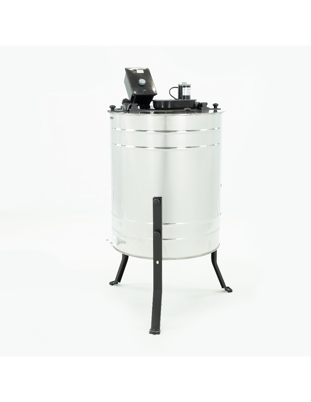 Extractor de miel Lysoň Basic 4 cuadros manual reversible eléctrico 230V Langstroth P60