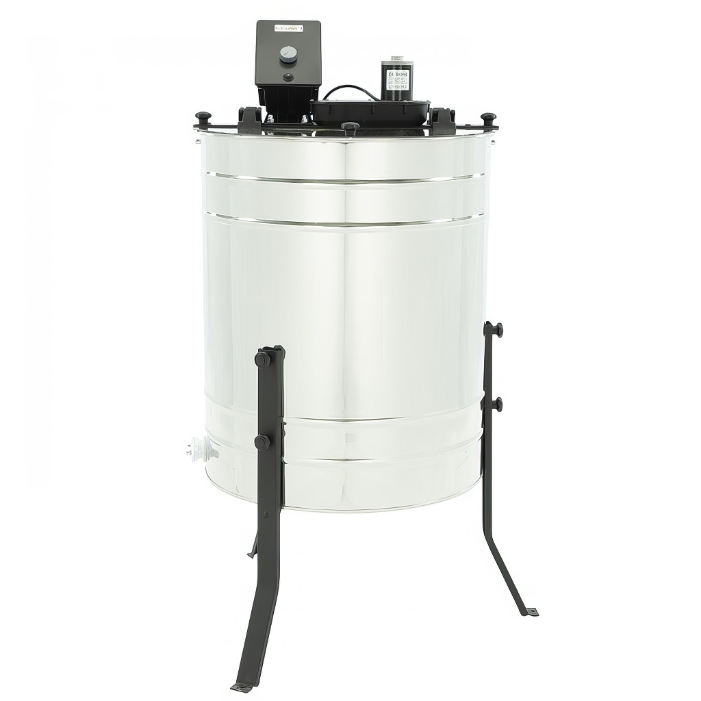 Extractor de miel Lysoň Basic 4 cuadros manual reversible eléctrico 230V Langstroth P60