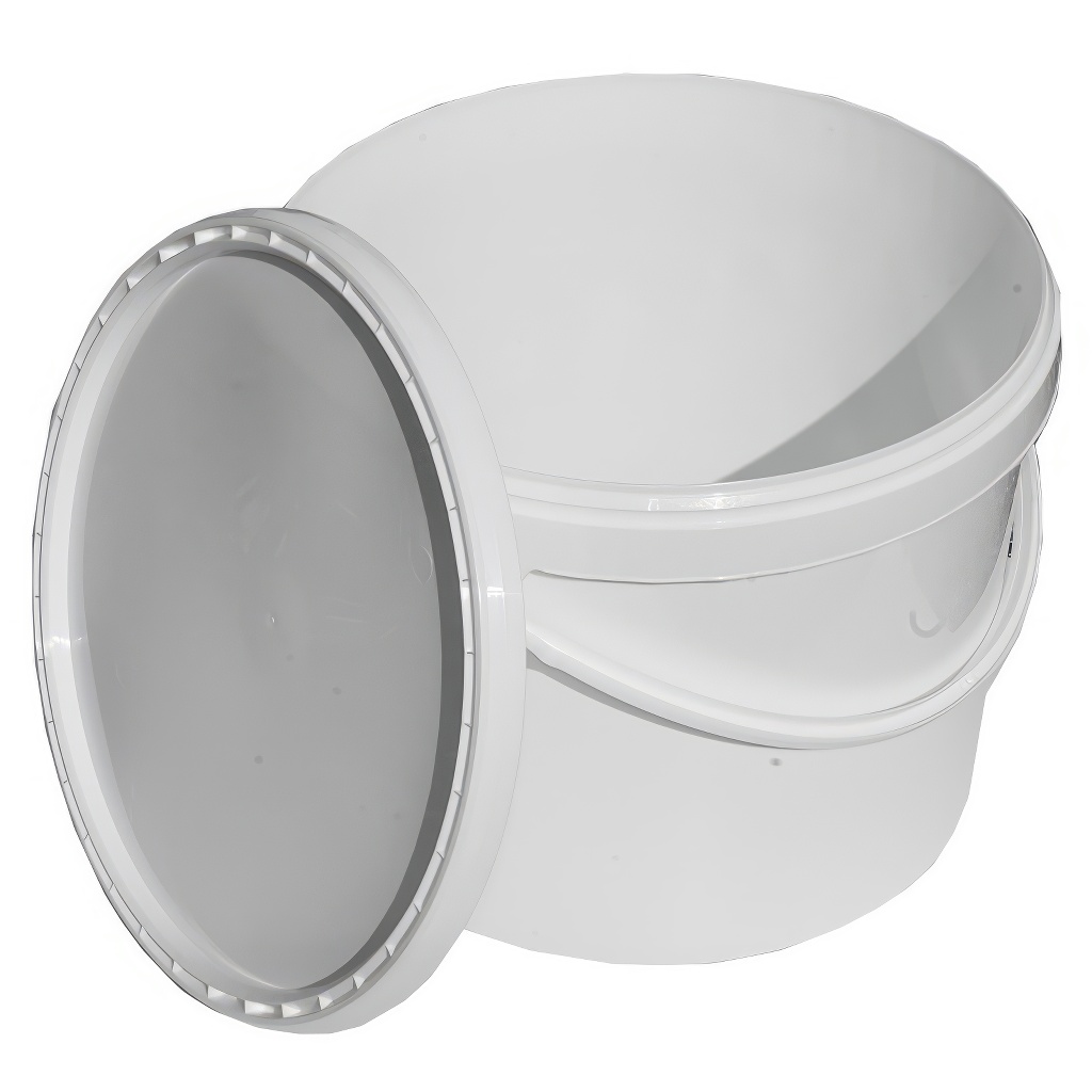 Recipiente de miel de plástico 15 kg blanco