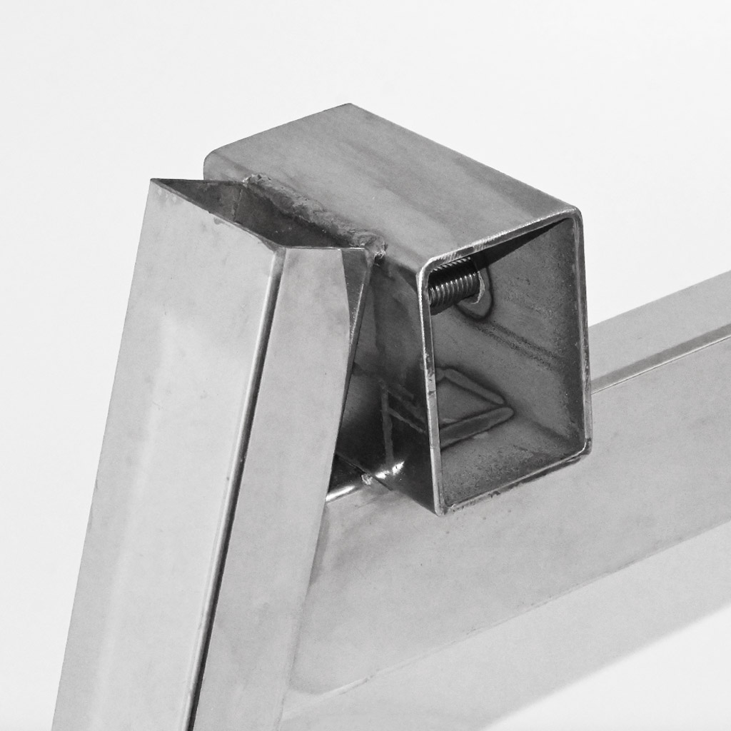 Soporte de acero inoxidable para colmenas 23,5 - 56,5 cm - 1 unidad