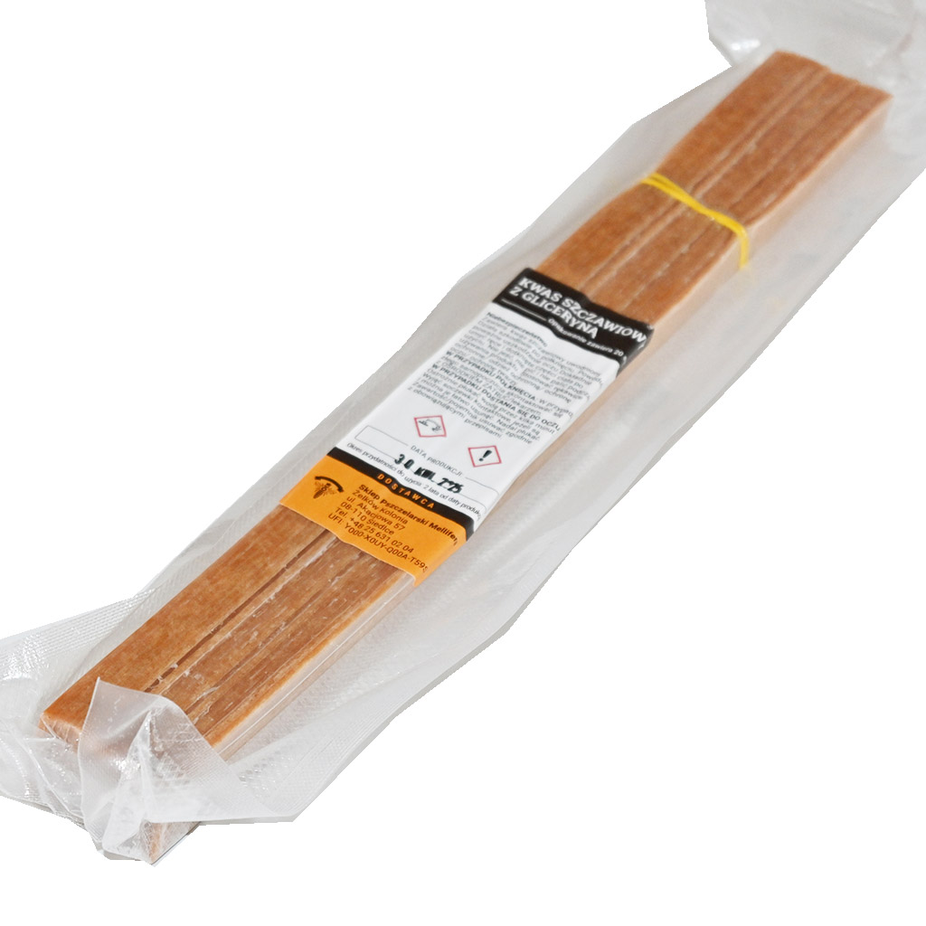 Tiras con ácido oxálico y glicerina 20 piezas - Mellifera