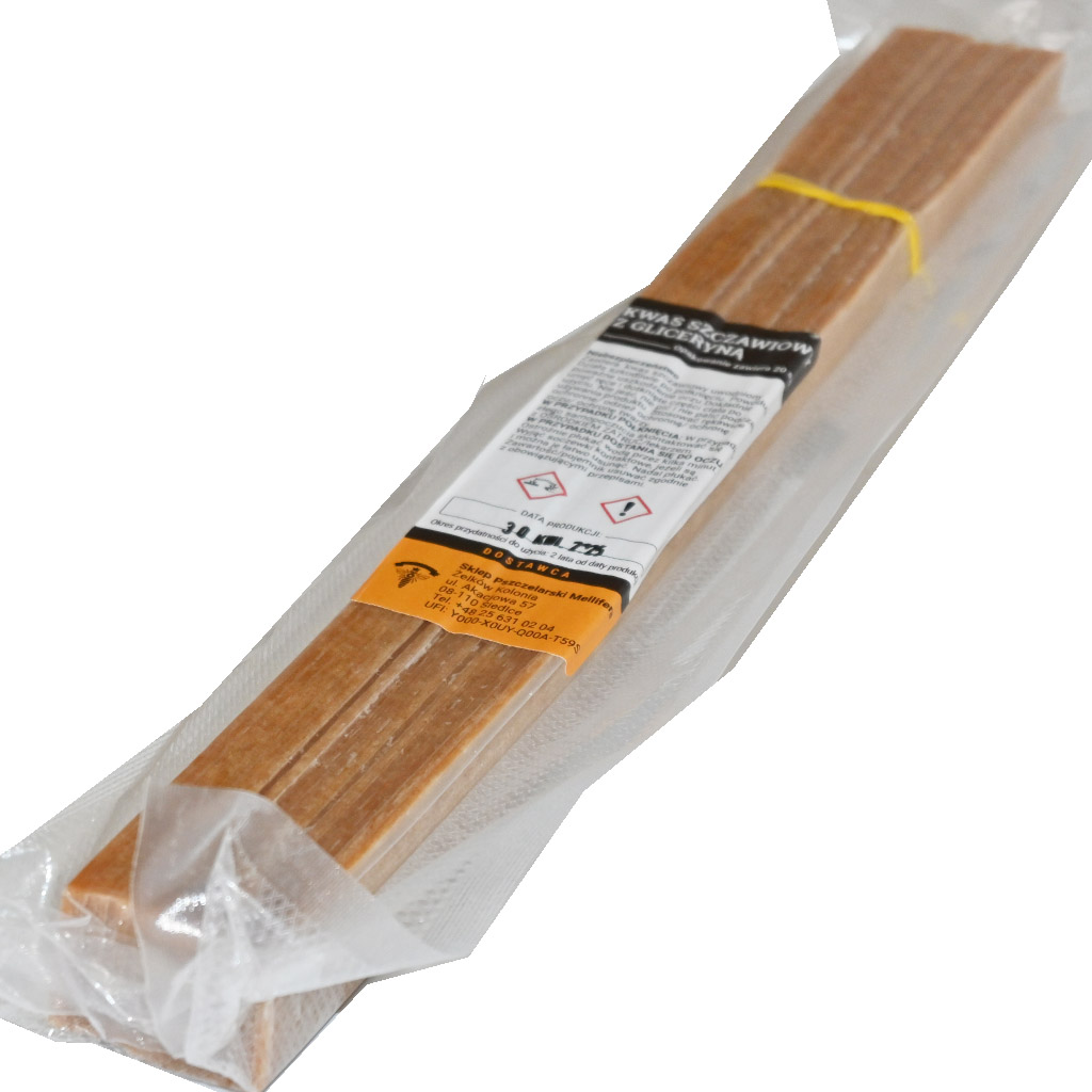 Tiras con ácido oxálico y glicerina 20 piezas - Mellifera