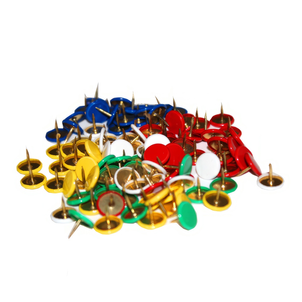 Chinchetas de colores - 100 piezas - MEZCLA de colores