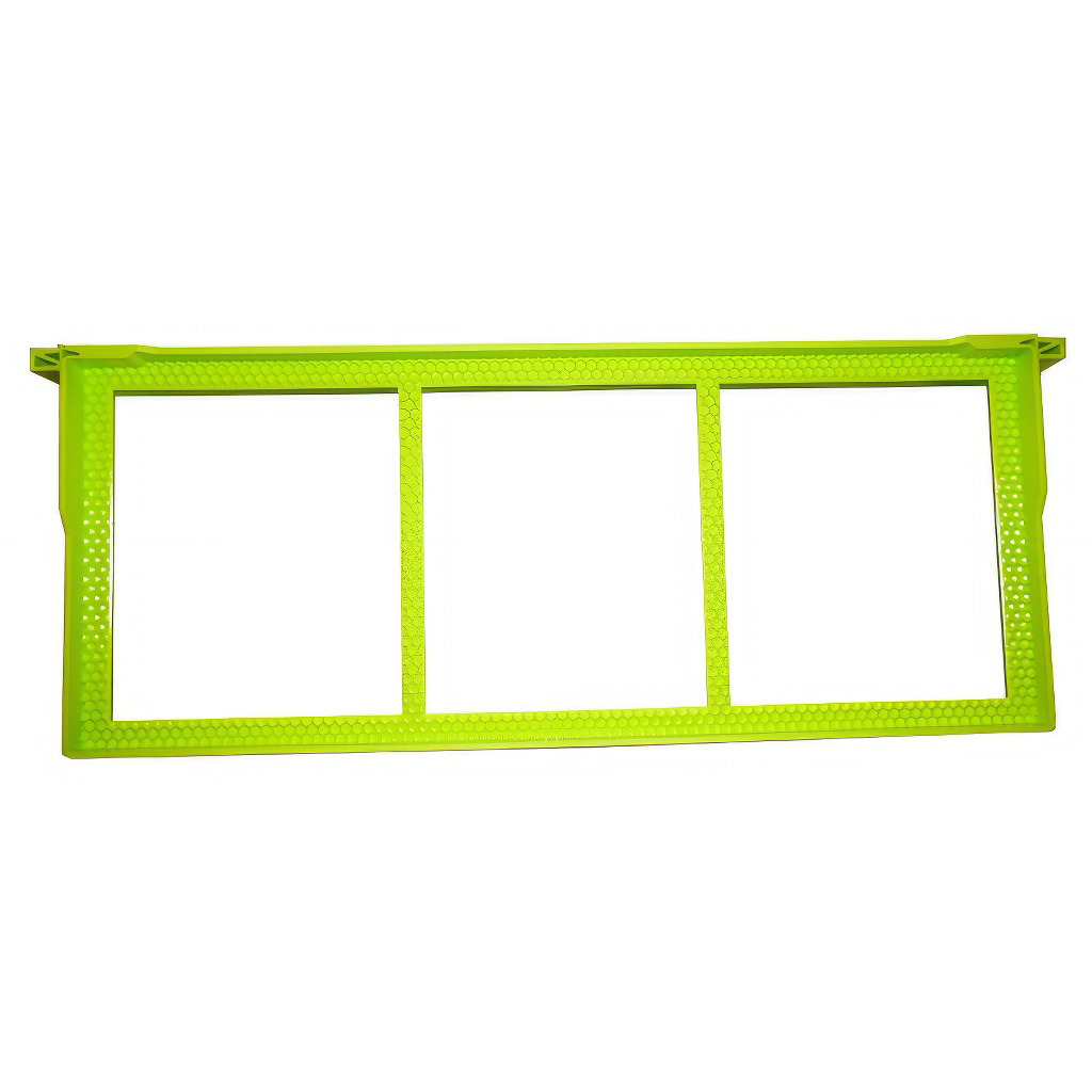 Cuadro de plástico de construcción libre Langstroth 2/3 159 - ter. - verde