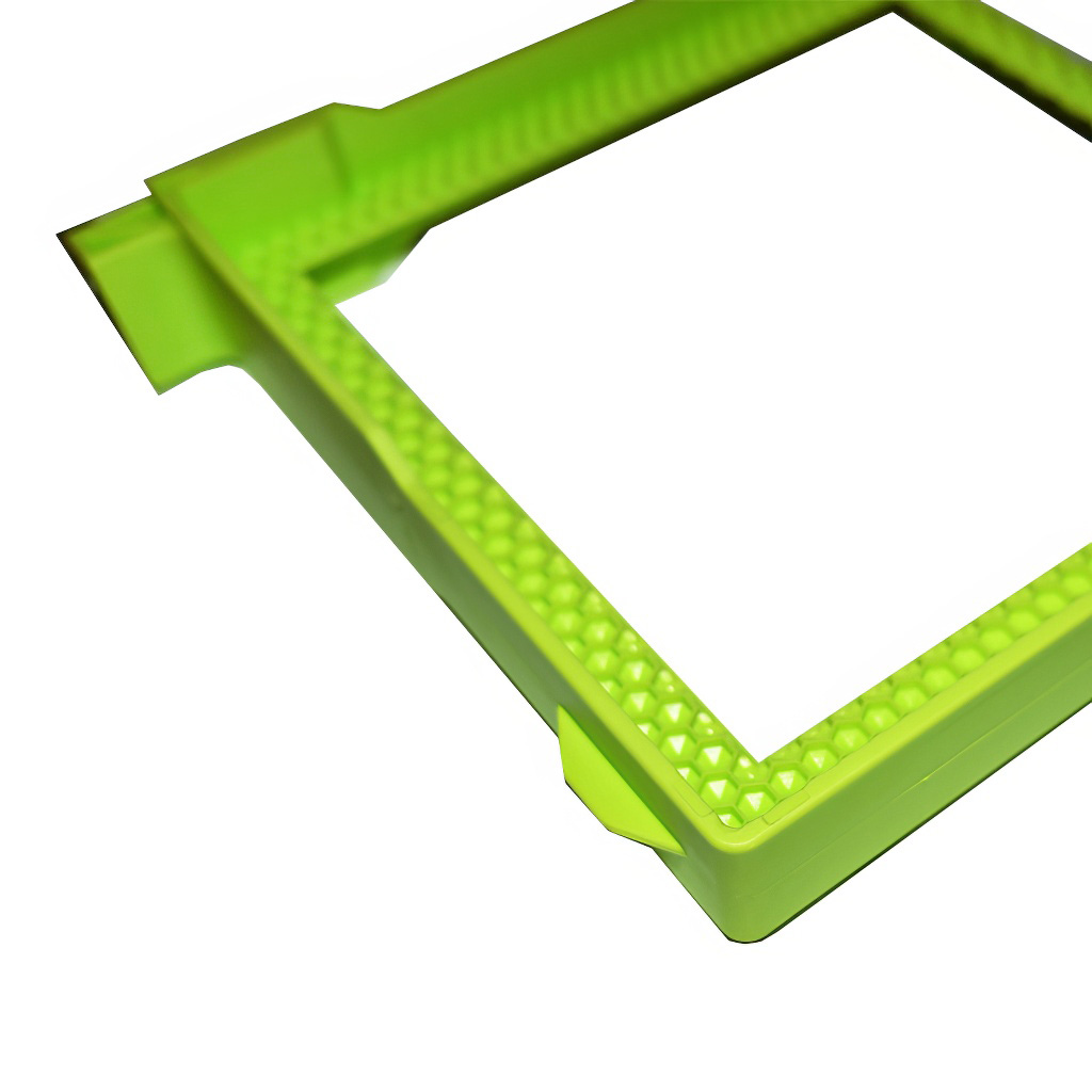 Cuadro de plástico de construcción libre Langstroth 2/3 159 - ter. - verde