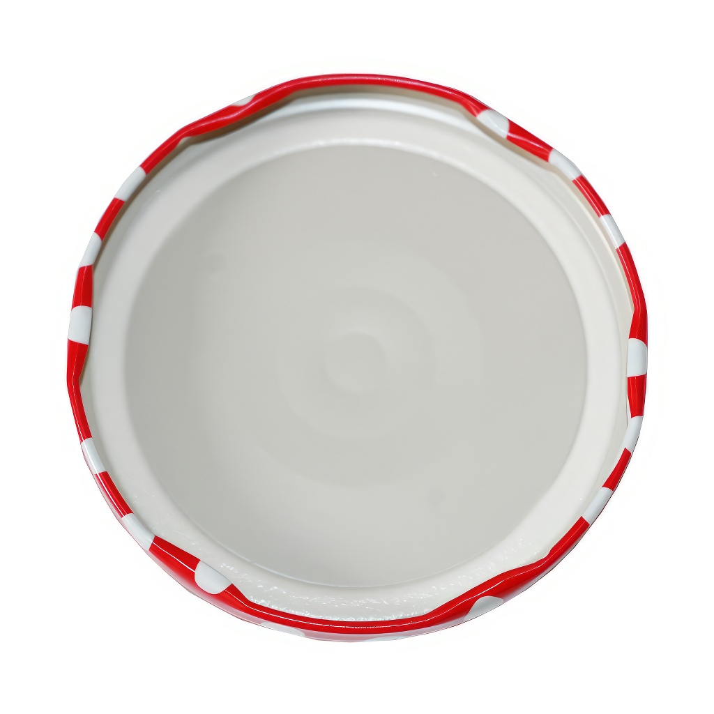 Tapa para tarro TO 82 - Puntos - roja - 700 uds - caja completa