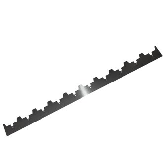 Peine para limitación de cuadros - acero inoxidable Zander 10c - 370x28 mm