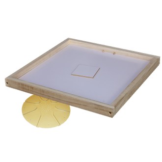 Escape Porter Dadant Blatt 12 R - en marco de madera