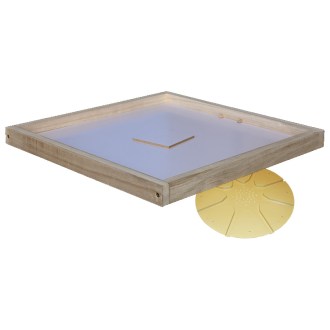 Escape Porter Dadant Blatt 12 R - en marco de madera