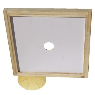 Escape Porter Dadant Blatt 12 R - en marco de madera