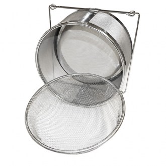 Colador alto (tamiz) doble entrada 25 cm con asas