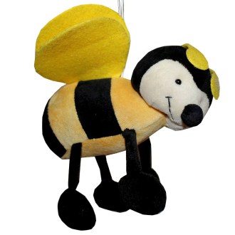 Abeja de peluche Lilly D - 18 cm