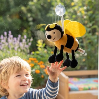Abeja de peluche Lilly D - 18 cm