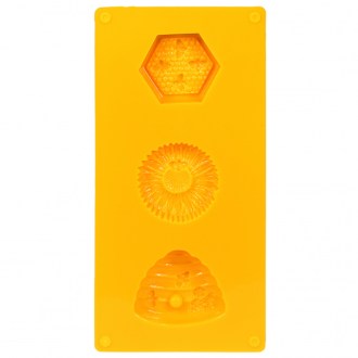 Molde de silicona con motivos de abejas