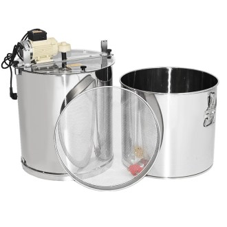 Extractor de miel con tanque Mellarius OptiLine 4 cuadros con motor eléctrico de 230V P52