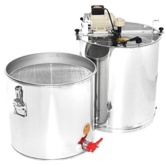 Extractor de miel con tanque Mellarius OptiLine 3 cuadros con motor eléctrico 230V P52