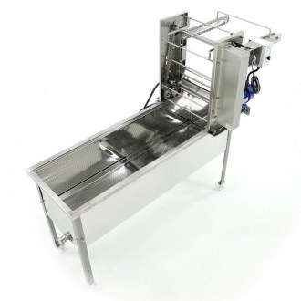 Mesa de desoperculado con alimentador de cadena 230V, con circuito cerrado - MINIMA