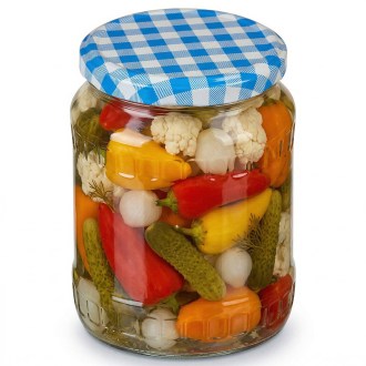 Tapa para frasco TO 82 - Rombo azul
