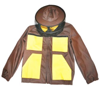 Chaqueta de apicultor marrón, talla: S-XXXL