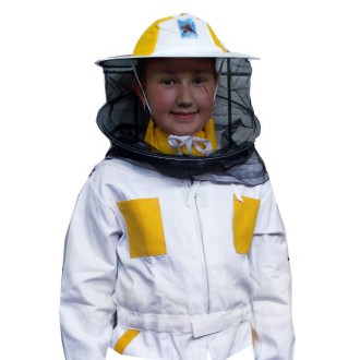 Chaqueta de apicultura para niños, talla: 104-164