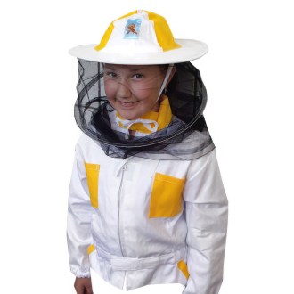 Chaqueta de apicultura para niños, talla: 104-164