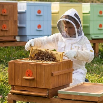 Traje de apicultura infantil con ventilación Elegant Bee talla: S-XXL
